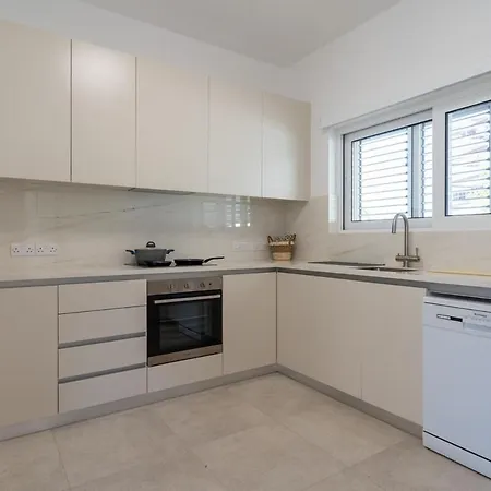 Modern Poolside At Paphos Villa Klorakas