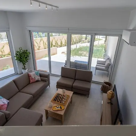 Modern Poolside At Paphos Villa *