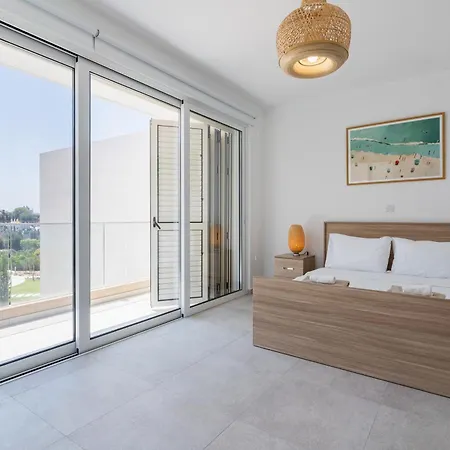 Modern Poolside At Paphos Villa