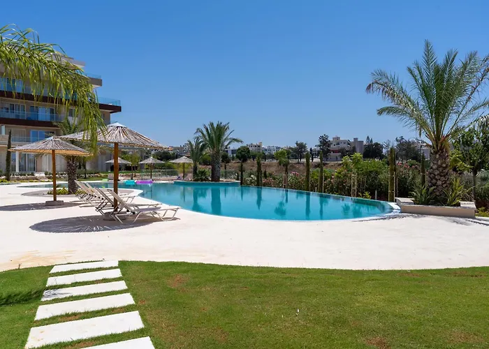Modern Poolside At Paphos Klorakas